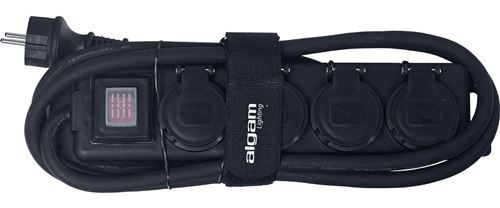 Algam Lighting MULTI-4LP - Multiprise Pro 4 - Étanche avec Interrupteur - Image 3