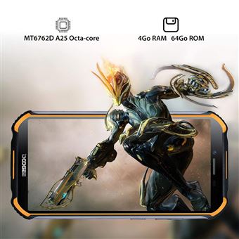 1 Sur Doogee S40 Smartphone 4g Etanche Antichoc Antipoussiere