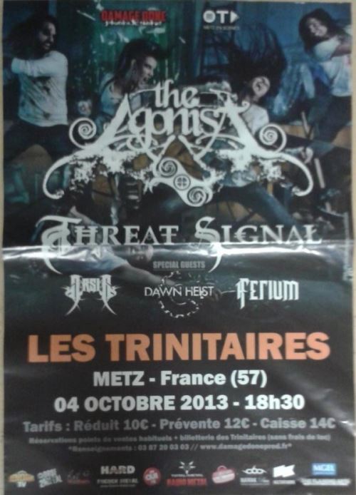 The Agonist / Threat Signal - 70x100 cm - AFFICHE / POSTER