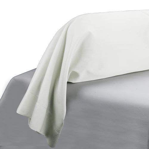 Taie De Traversin Ava Uni Blanc 45x190 Garnier-Thiebaut