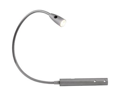 Heitronic Berta 27745 Lampe de chevet à LED 1.5 W blanc chaud argent