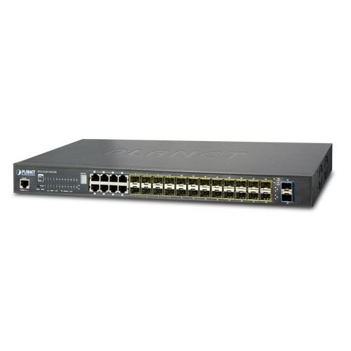 Planet sgs-5220-24s2xr managed network switch l2+ 1u noir commutateur réseau planet technology corp.