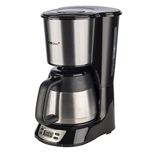 Cafetière Korona 10332 acier inoxydable et noir 0,9 litre