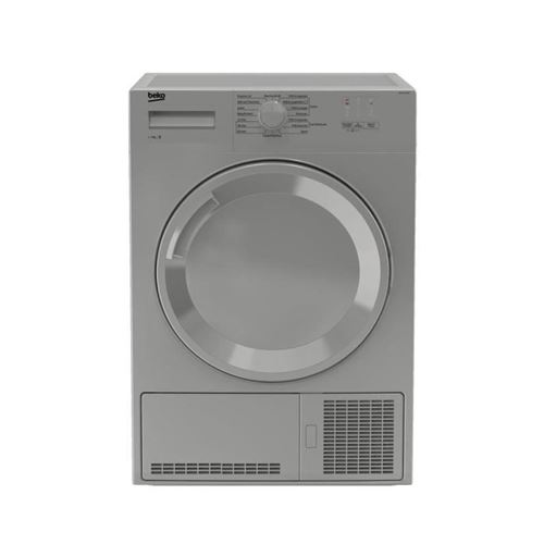 Beko DB7111PA0S - Sèche-linge - largeur : 59.7 cm - profondeur : 56.8 cm - hauteur : 84.6 cm - chargement frontal - argent