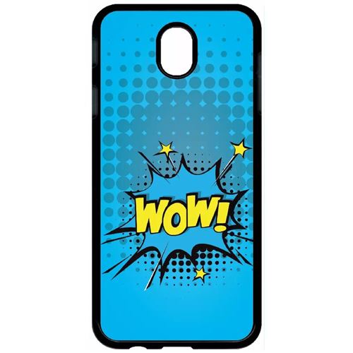 Coque Samsung Galaxy J7 2017 (j730) Wow Fond Bleu