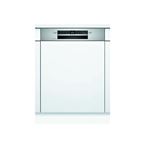 bosch - lave-vaisselle 60cm 13c 44db e intégrable avec bandeau métal - smi4hvs37e