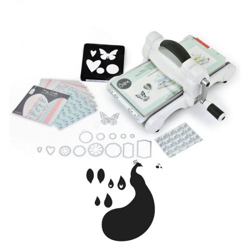 Machine de découpe Big Shot Sizzix + Matrice Paon 20 cm - Sizzix