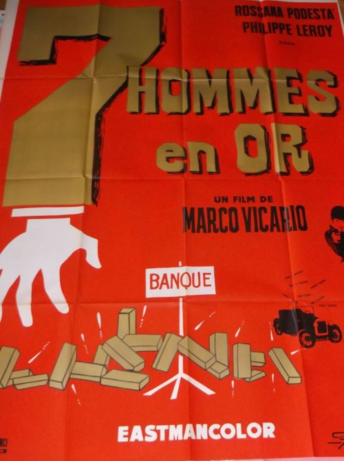 7 Hommes en Or AFFICHE CINEMA ORIGINALE État correct - N/A reconditionné disponible sur Fnac