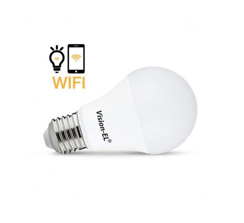 Ampoule LED E27 connectée Wifi - 12W - 4000°K - 1055lm - Dimmable