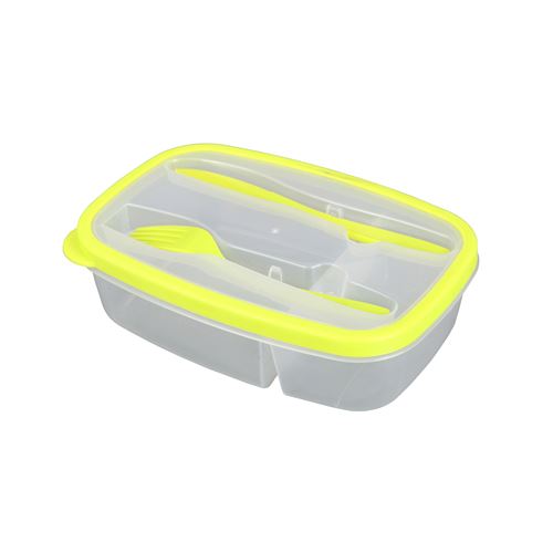 Lunch box +compartiments cous 1.45l 23 x 15 x 6 cm Vert