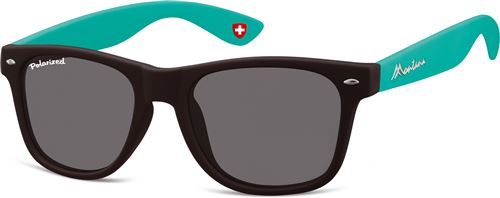 Montana lunettes de soleil dame wayfarer noir/vert menthe MP40E