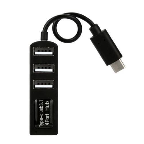 Type-C à 4 ports USB 3.0 Hub Adaptateur USB 3.1 pour MacBook Pro (2016) BK Pealer69