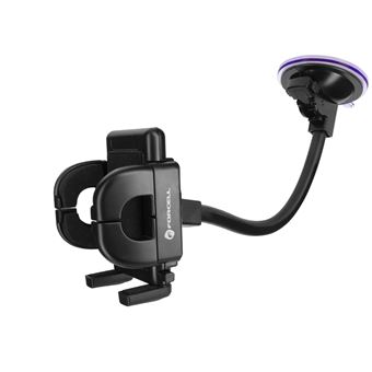 Support Téléphone Voiture à Ventouse - Bras Long Pour Pare-brise Ou Tableau De Bord, Universel