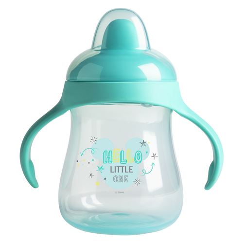 disney tasse a bec + anses mickey little one - 250 ml - en polypropylene