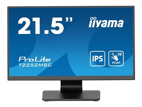 Iiyama Prolite T2252msc-B2ag Moniteur Tactile Cee: D (A - G) 54.6 Cm (21.5 Pouces) 1920 X 1080 Pixels 16:9 5 Ms Hdmi™, Displayport, Audio-Line-Out,... - Image 4