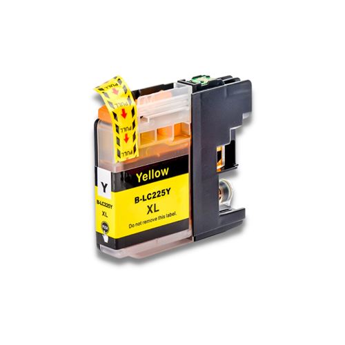 Non Communiqué Jaune Cartouche Compatible Avec Brother Lc225xly