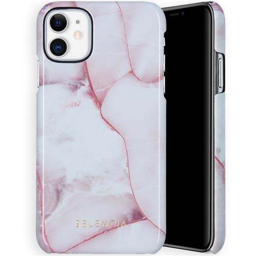Coque pour iPhone 11 Selencia Rose/Rose