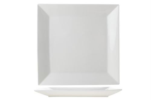 Cosy & Trendy For Professionals Panorama - Assiette plate - Blanc - 27x27cm - Porcelaine - (lot de 6)