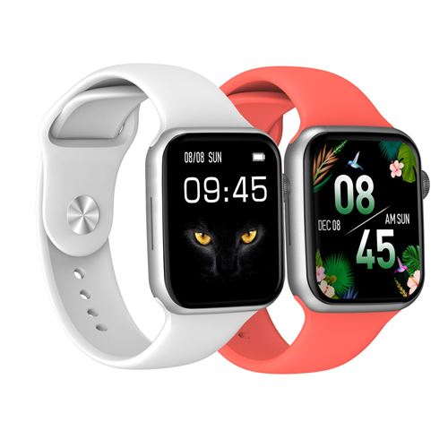 Non Communiqué Blanc/Argent Montre Intelligente Dcu Colorful 2 Argenté