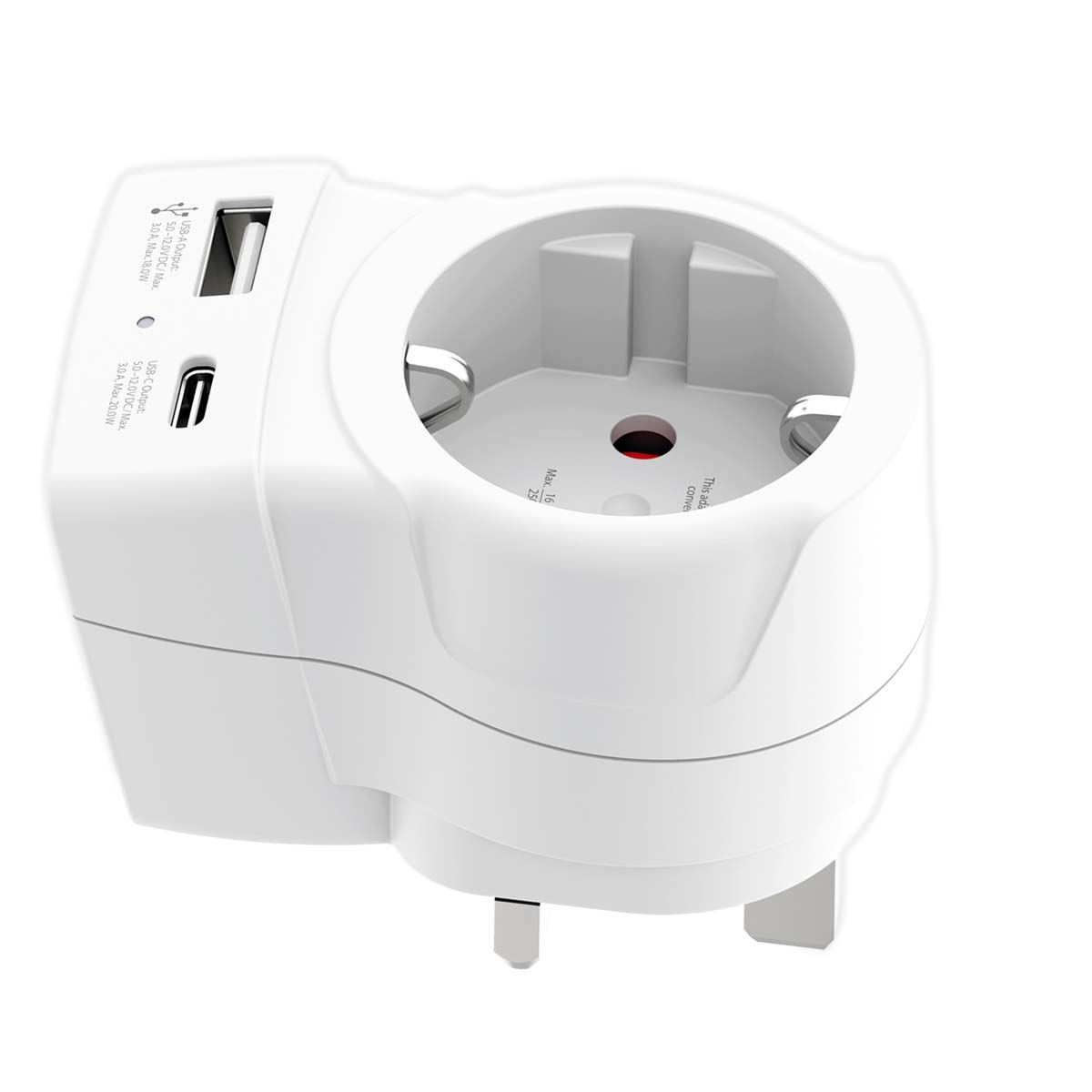 Adaptateur de voyage pour prise Spilbergen CH