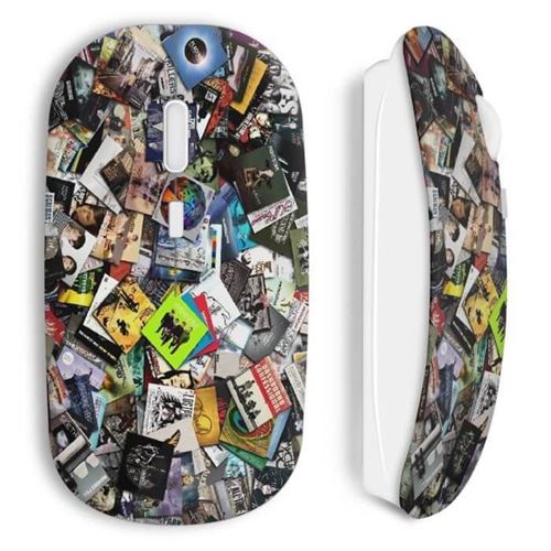 Souris Sans Fil Rock Music Cds Maniacase