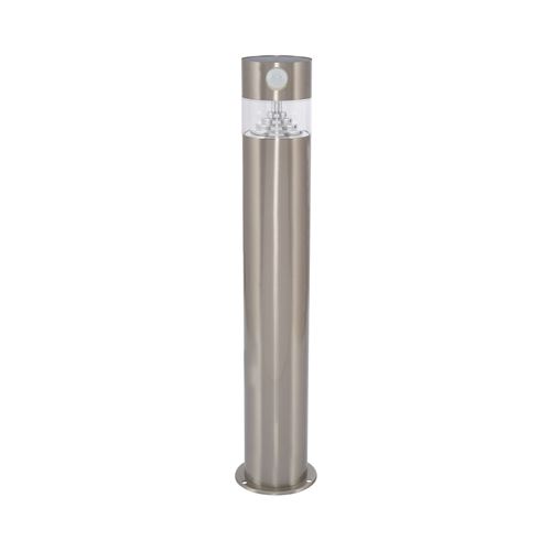 Ledkia - Balise Solaire led Extérieure 1.5W en Saillie sur Pied 50cm avec Détecteur de Mouvement Inti Inox 5000K Blanc froid