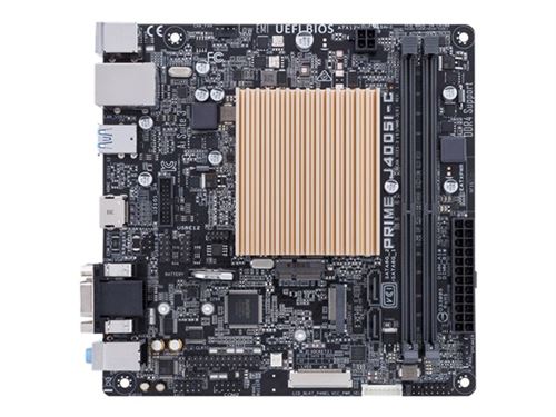 ASUS PRIME J4005I-C - Carte-mère - Thin mini ITX - Intel Celeron J4005 - USB 3.1 Gen 1 - Gigabit LAN - carte graphique embarquée - audio HD (8 canaux)