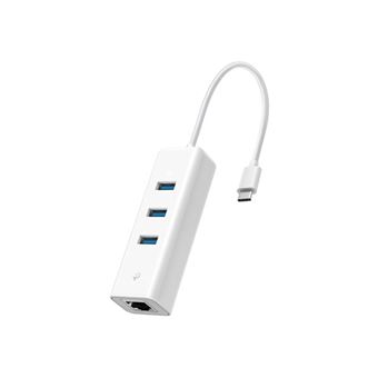 TP-Link UE330C V1 - Concentrateur (hub) - USB-C, avec Ethernet Gigabit ...
