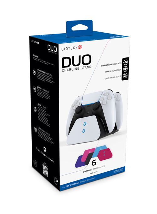 Gioteck double Dock de charge pour manettes PS5