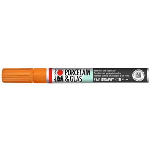 Marqueur Porcelaine Verre - Mandarine - 1-2,5mm