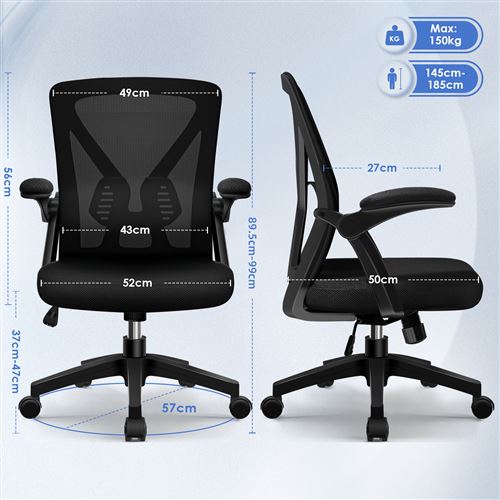 Fauteuil De Bureau Ergonomique Soutien Lombaire Appui-tête Réglable Aluminium Plastique En Maille Gris 10 0002559 94562669 Fauteuil De Bureau Ergonomique Soutien Lombaire Appui-tête Réglable Aluminium Plastique En Maille Gris 10 0002559 94562669