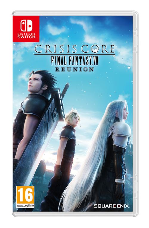 Jeu PSP Final Fantasy 7 Crisis Core – Version Italienne En Très Bon état, Boîte Et Notice Incluses
