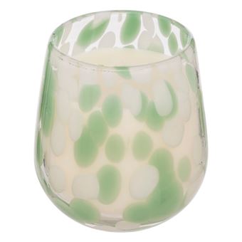 Atmosphera Créateur d'intérieur - Bougie Parfumée en Verre "Mancha" 275g Fleur de Lin - 1
