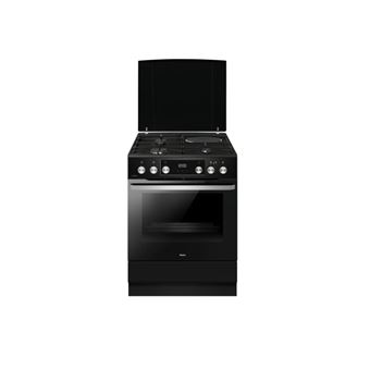 Cuisinière mixte 77l 4 feux noir Amica ACM7037RN - 1