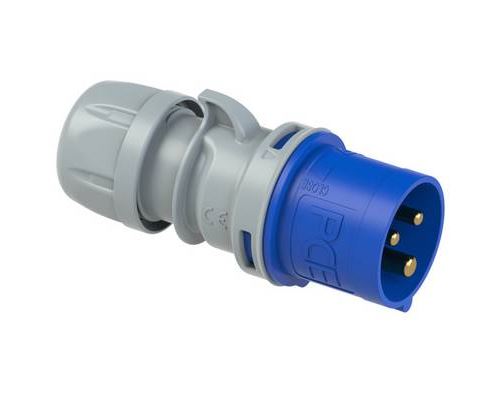 pieceE 013-6tt CEE CARA Plug 16A 3-Pin 230V Screwless Terminals