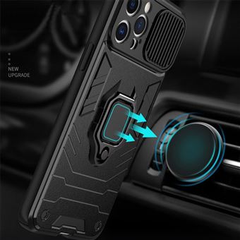 Coque Renforcée Antichoc Noire Pour IPhone 14 Pro Max Avec Support Doigt Odeydo - Neuf, Premium