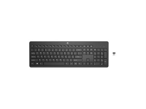 HP - Clavier 230 - Clavier sans fil - 2.4 GHz - QWERTY Anglais - Noir - Image 3