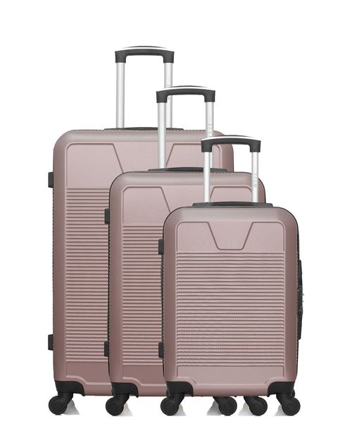 Wave Paris - Set de 3 valises rigides Selenga - Rose - Image 2