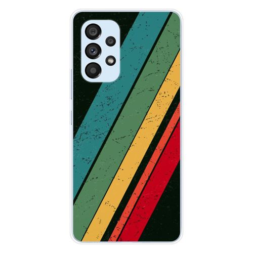 Coque en silicone imprimée compatible Samsung Galaxy A53 5G Grunge