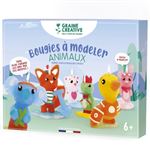 Kit DIY Bougies à modeler - Petits animaux - 2 pcs