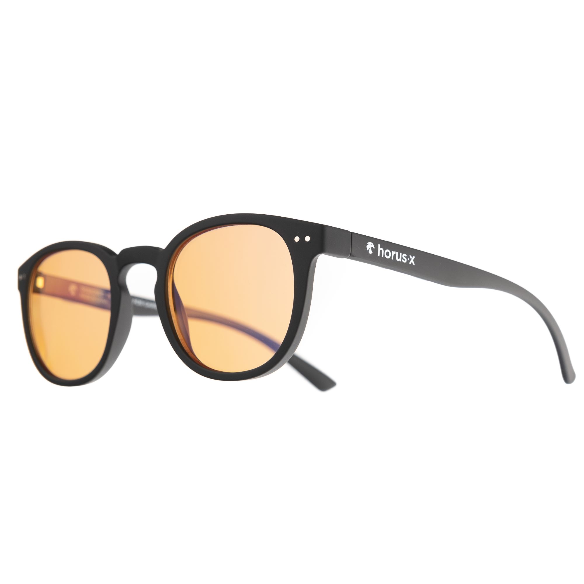 JoXiGo Lunettes Anti-lumière Bleue – Monture Ronde Métallique – Bloque 90% Lumière Bleue – Anti-fatigue – Étui Et Chiffon Inclus
