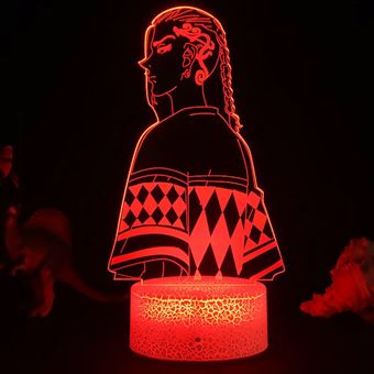 Lampe 3D Tactile Veilleuses Enfant MY3426 Tokyo Revengers 16 Couleurs avec Telecommande - 1