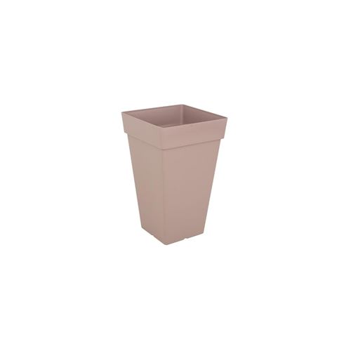 Artevasi Pot De Fleurs Capri Carré Haut - 65 Cm - Taupe - Image 3