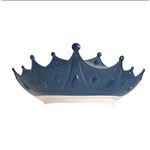 Bonnet de bain enfant bonnet de douche couronne FONGWAN protection des yeux et des oreilles -Bleu