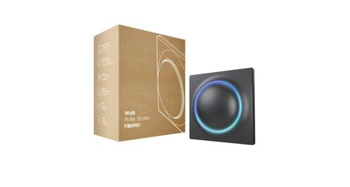 Interrupteur intelligent fibaro walli - volets-roulants - z-wave - anthracite