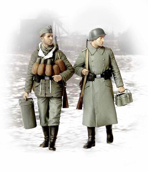 Supplies! German Soldiers 2 Figs- 1:35e - Master Box Ltd.