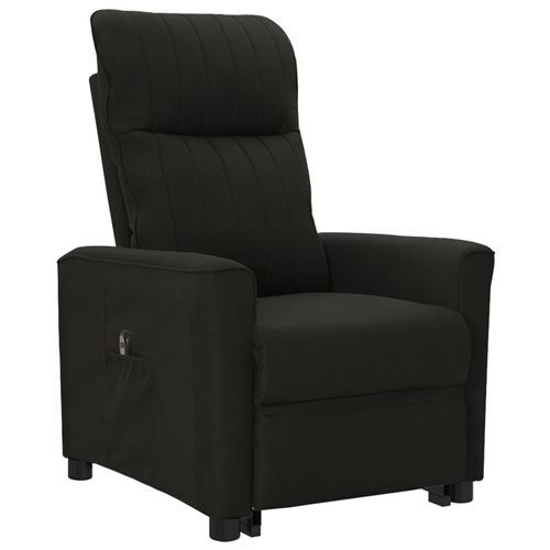VidaXL Fauteuil Noir Tissu