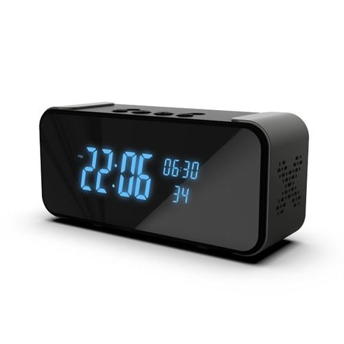 Non Communiqué Multi Réveil Caméra Espion Ultra Hd 4K Wi-Fi Enceinte Bluetooth