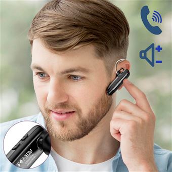 Oreillette Bluetooth Kit Mains Libres Autonomie 12 heures Borofone BC33  Noir - Oreillette et Kit mains-libres à la Fnac