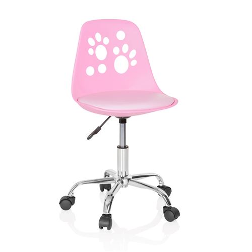Chaise haute / fauteuil pivotant FANCY I pink hjh OFFICE